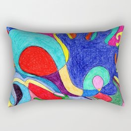 Crayon Mom Color Pop Rectangular Pillow