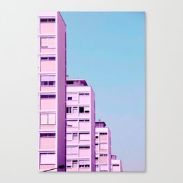 pink on the horizon Canvas Print