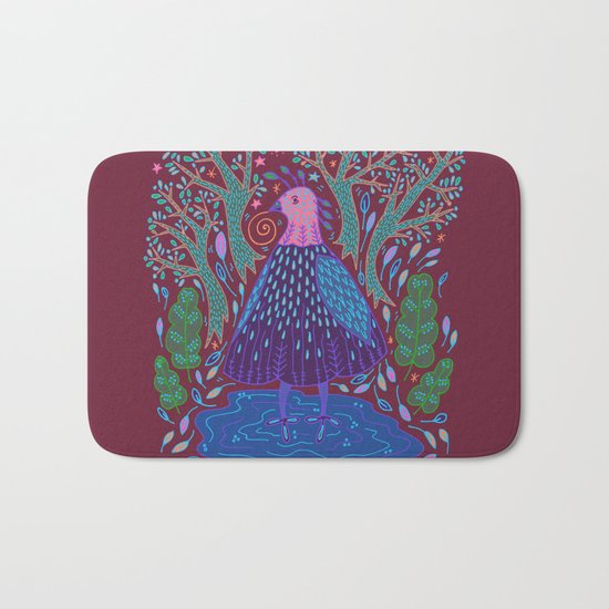 Bird Bath Bath Mat