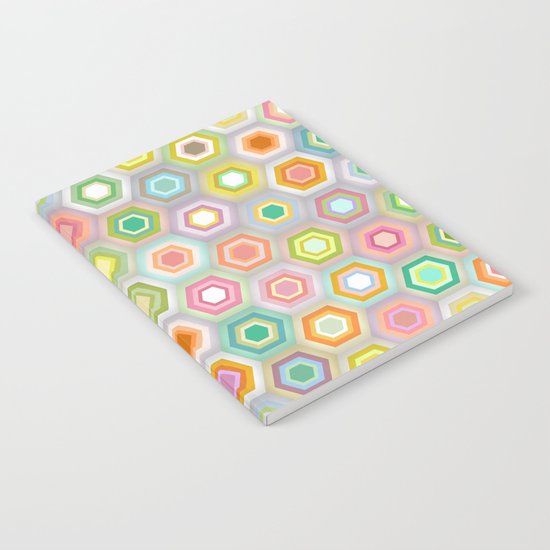 granny pastel hex Notebook