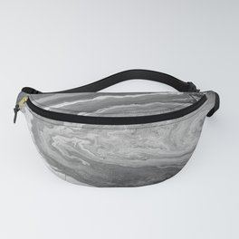 Mixing of gray and white Fanny Pack