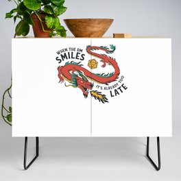 Funny Dungeon Master Quote Credenza