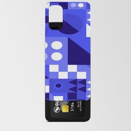 Blue geometry art Android Card Case