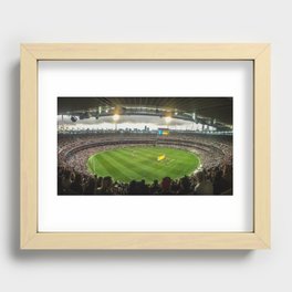 Let the Games Begin at the MCG Recessed Framed Print