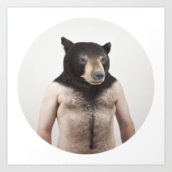 Therianthrope - Bear Art Print