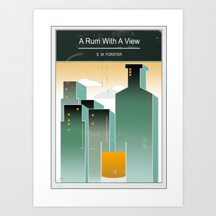 A Rum With A View Art Print