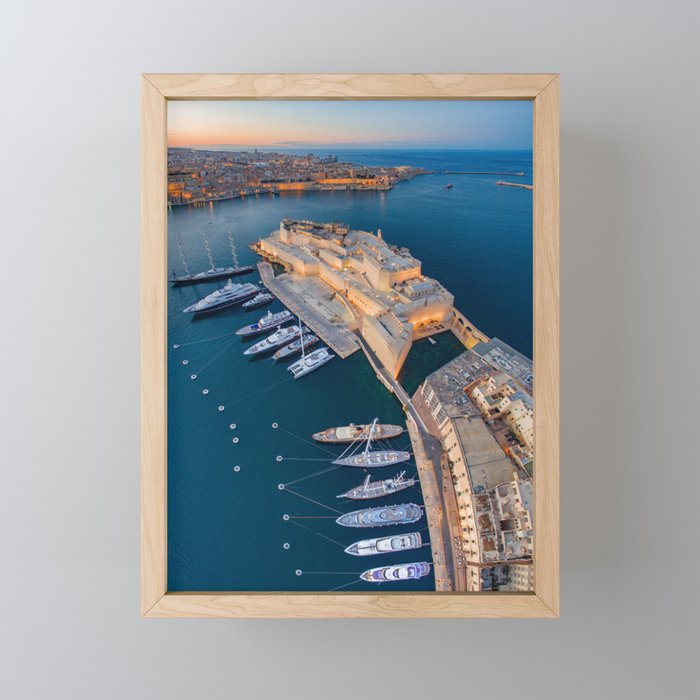 Grand Harbour I Framed Mini Art Print