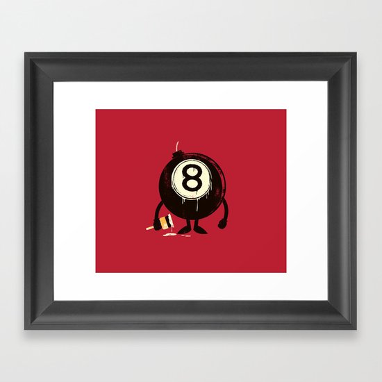 Lucky 8th Framed Art Print