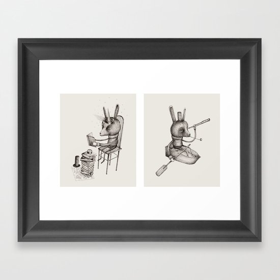 'Dreams Of Leaving' (Part 1 & 2) Framed Art Print