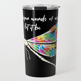 Whisper Words Of Wisdom Autism Awareness Travel Mug