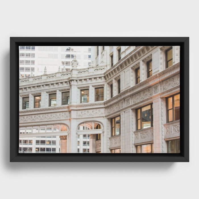 Wrigley Building - Chicago Photography Framed Canvas