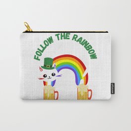Follow the Rainbow!!! St Patrick Day Carry-All Pouch