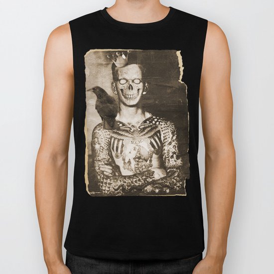 nice temporary insanity Biker Tank