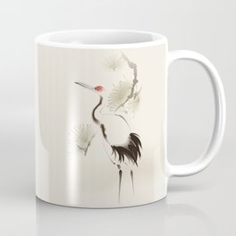 Oriental Red-Crowned Crane 002 Coffee Mug