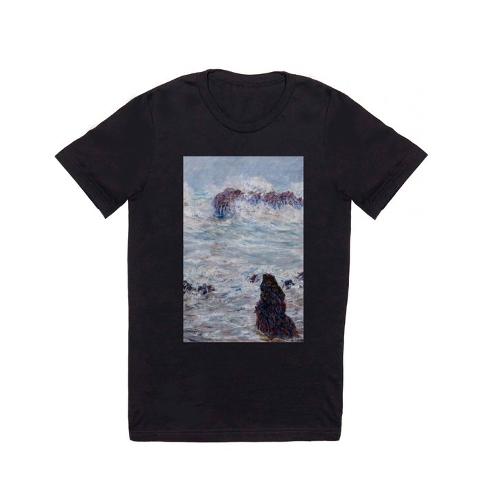 Claude Monet - Storm off the Belle-Ile Coast T Shirt