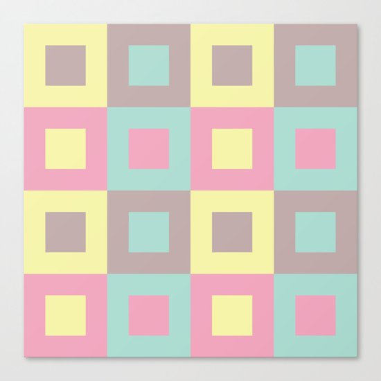 Sweet mosaic Canvas Print