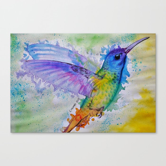 Hummingbird Canvas Print By Laurenmcnee Society6
