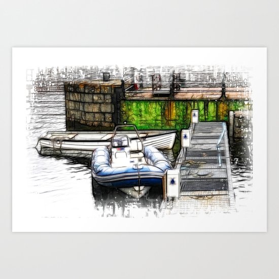 Piers End Art Print