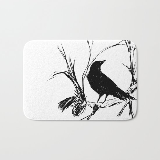 Crow edit version 1 Bath Mat