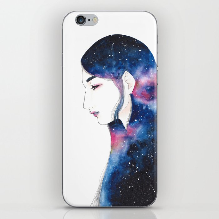 Space Girl iPhone Skin