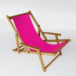 PINK GLO Neon solid color  Sling Chair