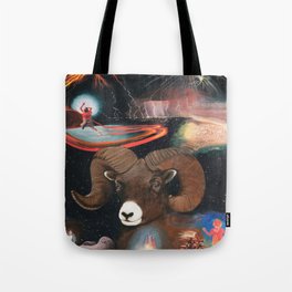 Aries - Zodiac Wildlife Series Tote Bag