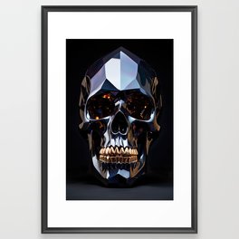 Crystal Skull Halloween Wall Art Poster Framed Art Print