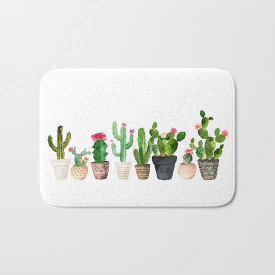Cactus Bath Mat