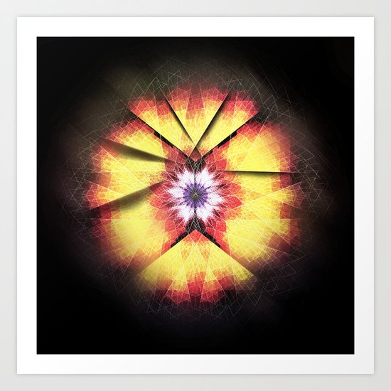 Cherub Under the Microscope: 3 Art Print