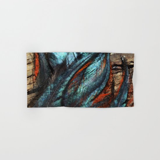 Fanciful Feathers Hand & Bath Towel