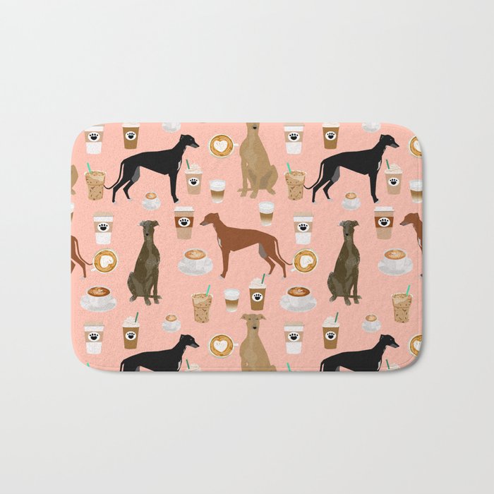 Greyhound Coffee Dog Breed Illustration Dog Art Custom Dog Breeds