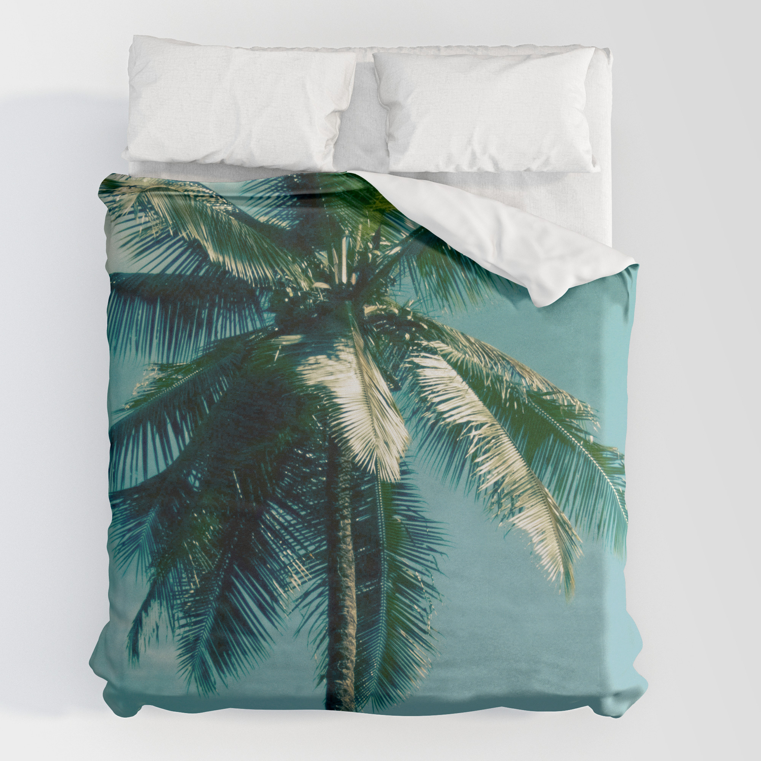Niu Hawaiian Tropical Coconut Palm Tree Keanae Maui Hawaii Duvet Cover By Sharonmau Society6