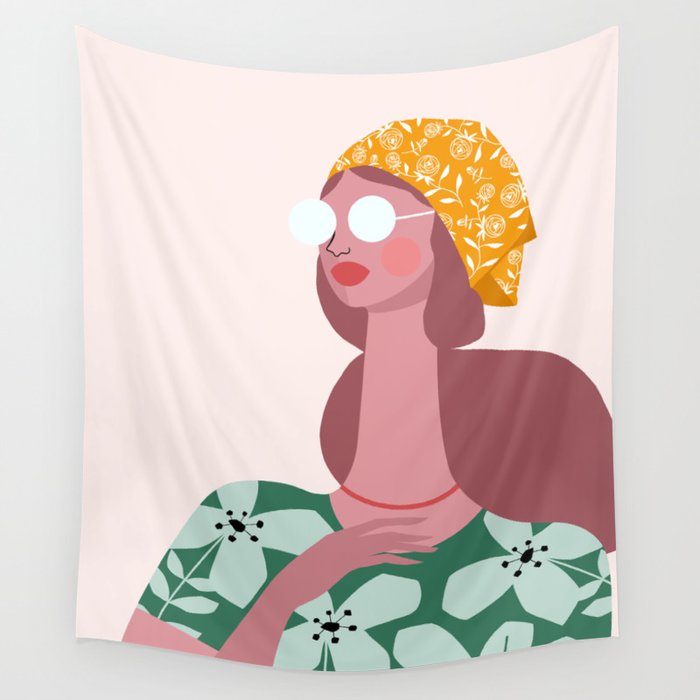 Spring Scarf Wall Tapestry