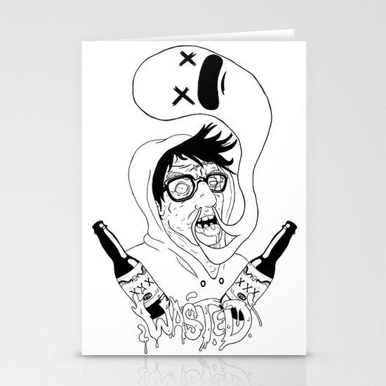 Wasted Stationery Cards