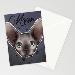 Moon_Planet Stationery Cards