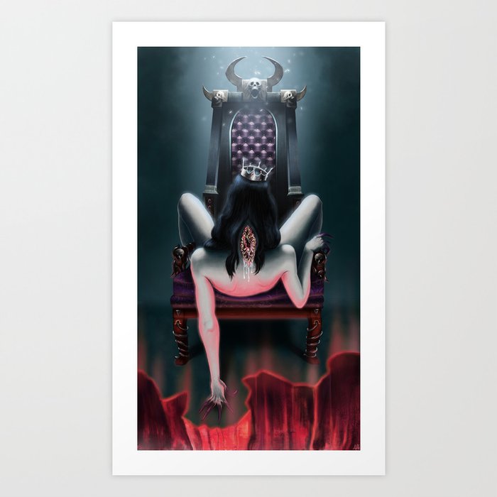 Queen of the Banished Art Print