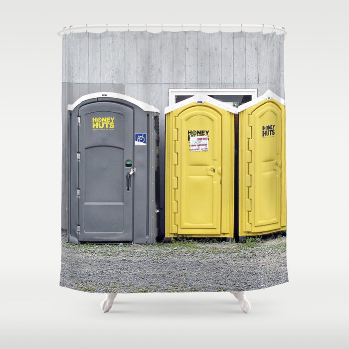 Odd Man Outhouse Shower Curtain By Ethna Society6