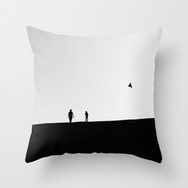 Kite, Mother & Child Throw Pillow