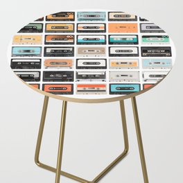Blank Audio Cassettes Side Table