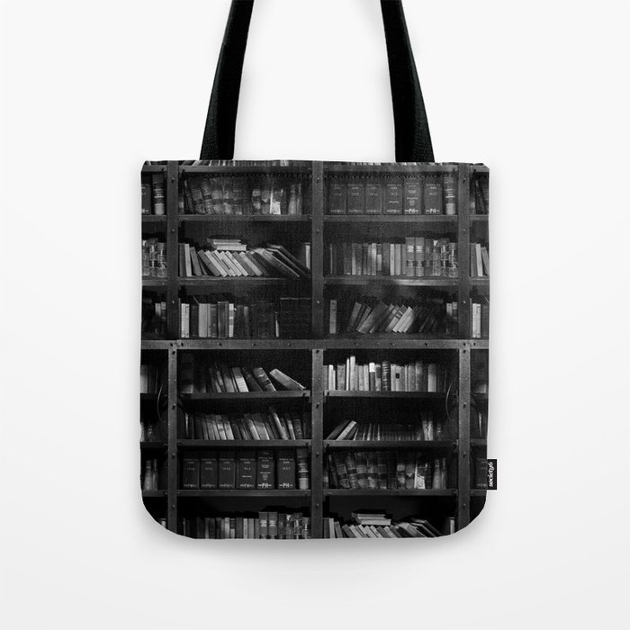 Antique Library Shelves - Books, Books and More Books Tote Bag by ...