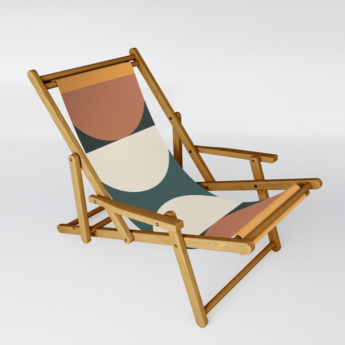 Abstract Geometric 01E Sling Chair