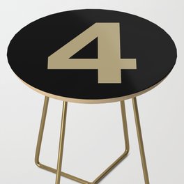 Number 4 (Sand & Black) Side Table