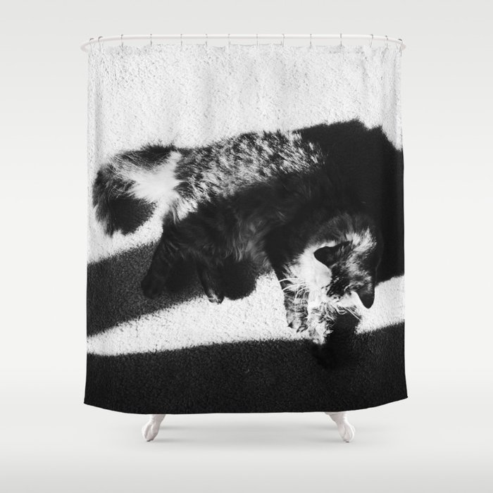 Aesthetic Black And White Cat Shower Curtain By Meganography Society6 Some people wrongly assume that tuxedo cats are a specific breed. aesthetic black and white cat shower curtain by meganography