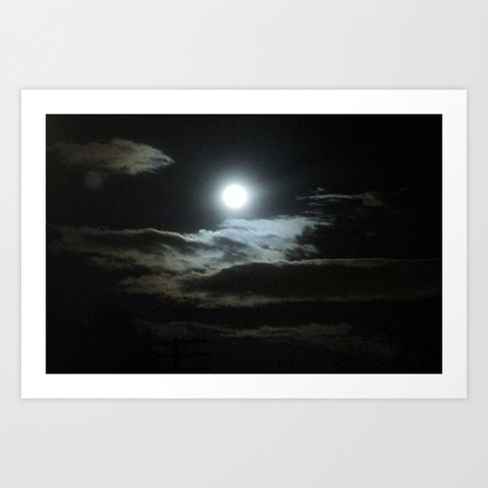 moon Art Print