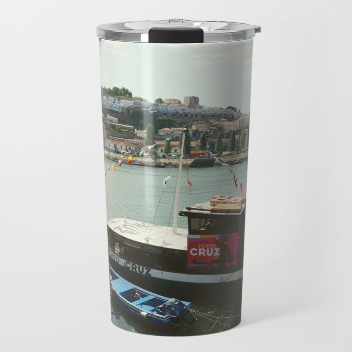Rabelo Boat in Porto | Color Travel Photography in Portugal Travel Mug