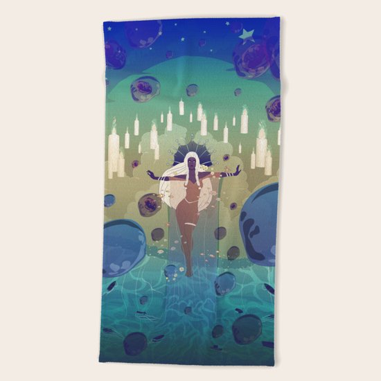 Yemanya Beach Towel