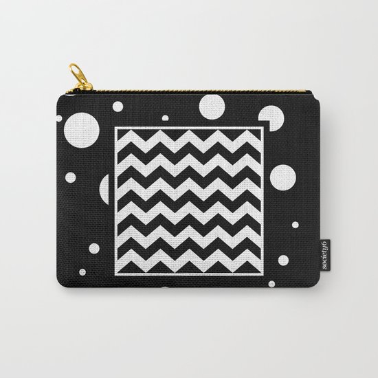 Chevron And Fizz Carry-All Pouch