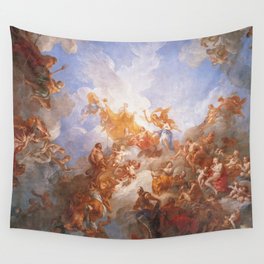 Hercules Salon - François Le Moyne - Classic Painting Wall Tapestry