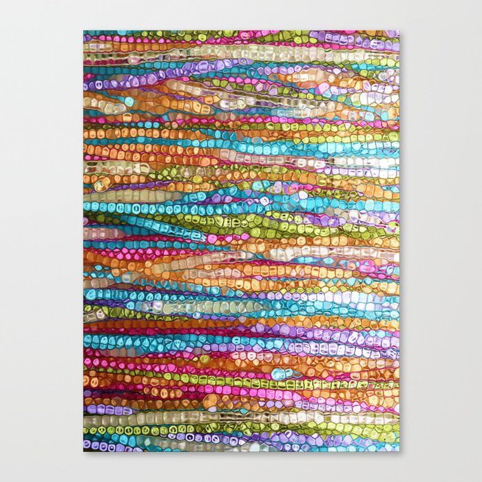 Rainbow Mosaic Canvas Print