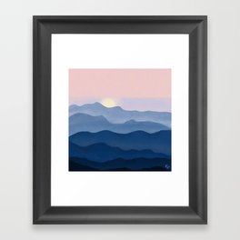 Smokey Mountains Framed Art Print